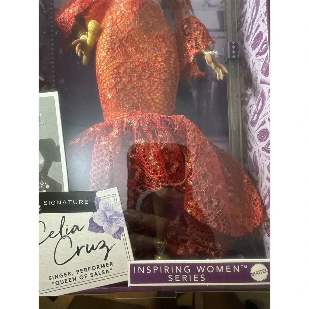 Mettel Barbie Signature: Inspiring Women Celia Cruz Doll - HJX31